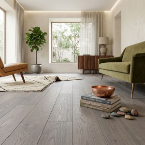 PARQUET PREFINITI - Rovere 1 Strip - Thermo Family - Carbonizzato - Spazzolato-10